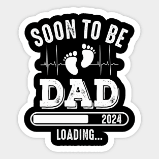 Dad Est 2024 Soon To Be Dad Pregnancy Announcement 1st Time Sticker